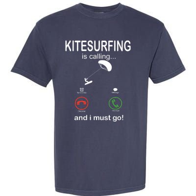 Funny Kitesurfing Shirts Kite Surfer Gift Kiteboarding Kite Garment-Dyed Heavyweight T-Shirt