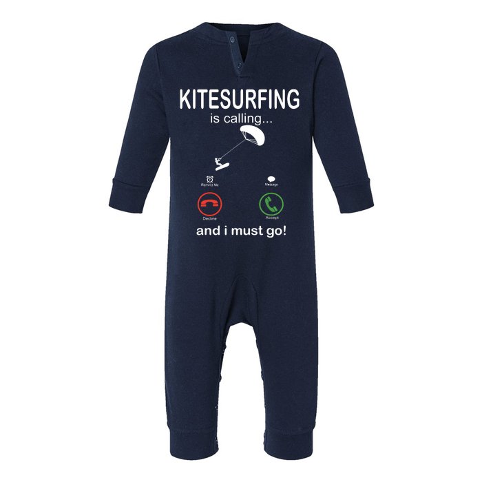 Funny Kitesurfing Shirts Kite Surfer Gift Kiteboarding Kite Infant Fleece One Piece