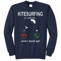 Funny Kitesurfing Shirts Kite Surfer Gift Kiteboarding Kite Tall Sweatshirt