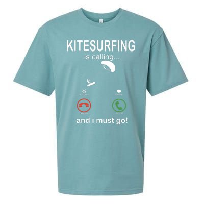 Funny Kitesurfing Shirts Kite Surfer Gift Kiteboarding Kite Sueded Cloud Jersey T-Shirt