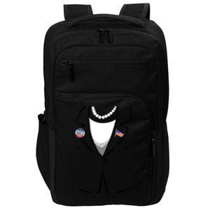 Funny Kamala Suit Kamala Harris Halloween Costume Impact Tech Backpack