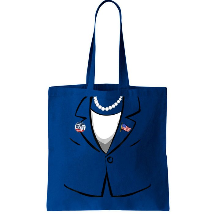 Funny Kamala Suit Kamala Harris Halloween Costume Tote Bag