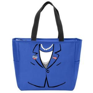 Funny Kamala Suit Kamala Harris Halloween Costume Zip Tote Bag