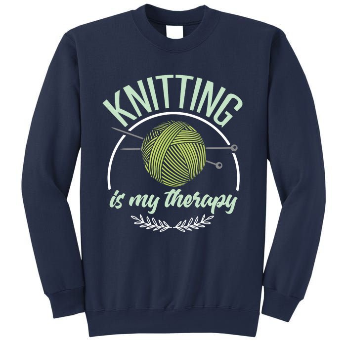 Funny Knitting Shirts Joke Knitter Quote I Love Knitting Sweatshirt