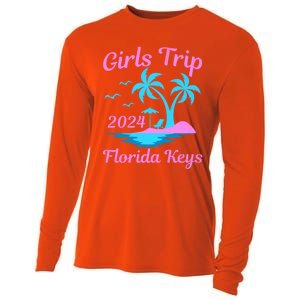 Florida Keys Summer Vacation Beach Trip 2024 Great Gift Cooling Performance Long Sleeve Crew