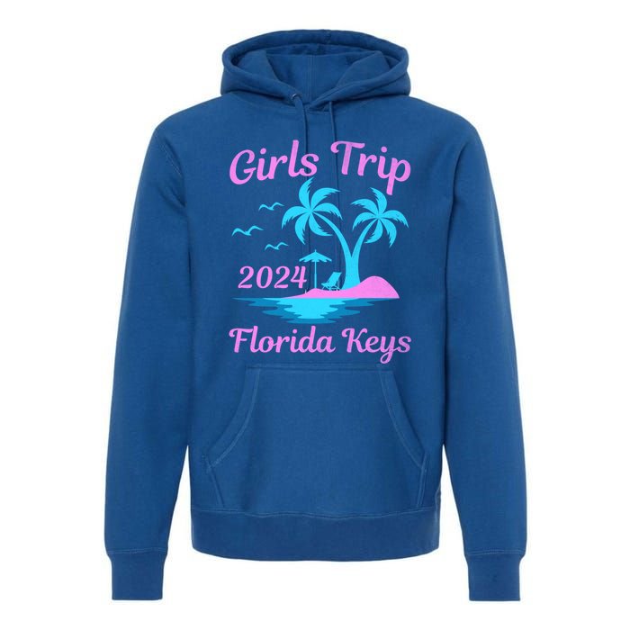 Florida Keys Summer Vacation Beach Trip 2024 Great Gift Premium Hoodie