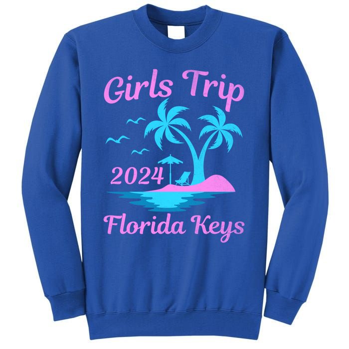 Florida Keys Summer Vacation Beach Trip 2024 Great Gift Tall Sweatshirt