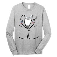 Funny Kamala Suit Kamala Harris Halloween Costume Long Sleeve Shirt