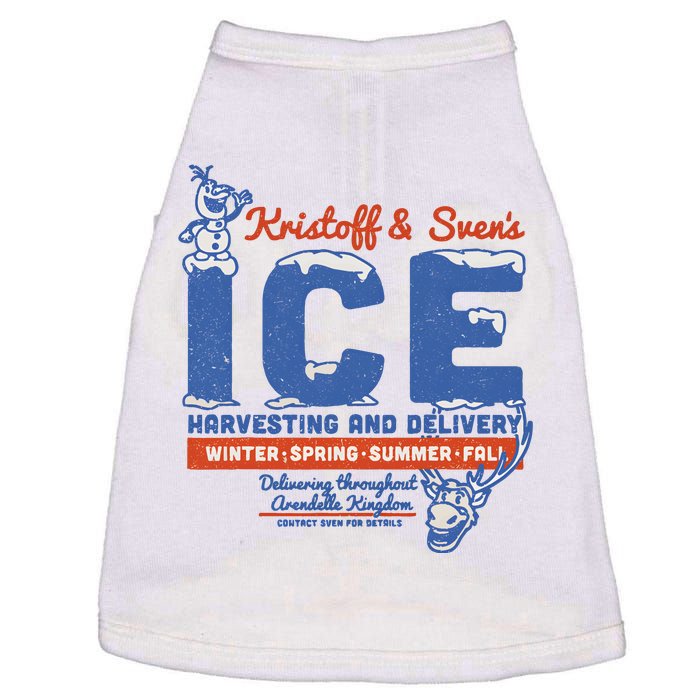 Frozen Kristoff Svens Ice Harvesting And Delivery Doggie Tank