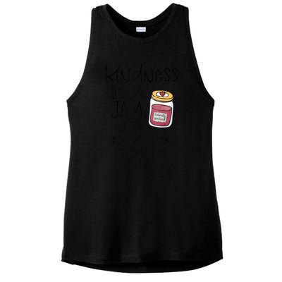 Funny Kindness Saying Positive Motivational Ladies PosiCharge Tri-Blend Wicking Tank