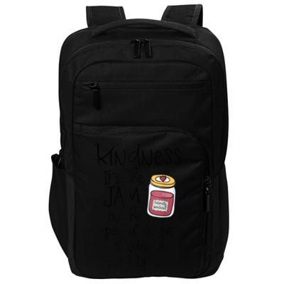 Funny Kindness Saying Positive Motivational Impact Tech Backpack