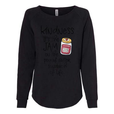 Funny Kindness Saying Positive Motivational Womens California Wash Sweatshirt