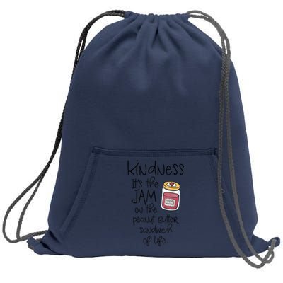 Funny Kindness Saying Positive Motivational Sweatshirt Cinch Pack Bag