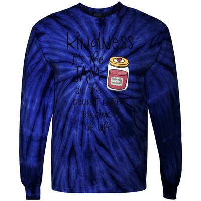 Funny Kindness Saying Positive Motivational Tie-Dye Long Sleeve Shirt