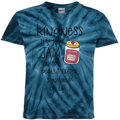 Funny Kindness Saying Positive Motivational Kids Tie-Dye T-Shirt