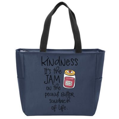 Funny Kindness Saying Positive Motivational Zip Tote Bag