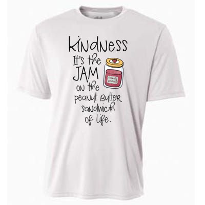 Funny Kindness Saying Positive Motivational Cooling Performance Crew T-Shirt