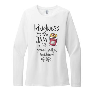 Funny Kindness Saying Positive Motivational Womens CVC Long Sleeve Shirt