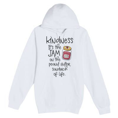 Funny Kindness Saying Positive Motivational Premium Pullover Hoodie