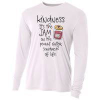 Funny Kindness Saying Positive Motivational Cooling Performance Long Sleeve Crew