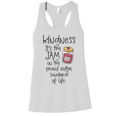 Funny Kindness Saying Positive Motivational Women's Racerback Tank