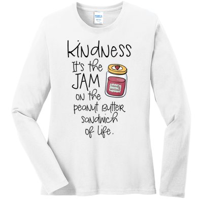 Funny Kindness Saying Positive Motivational Ladies Long Sleeve Shirt