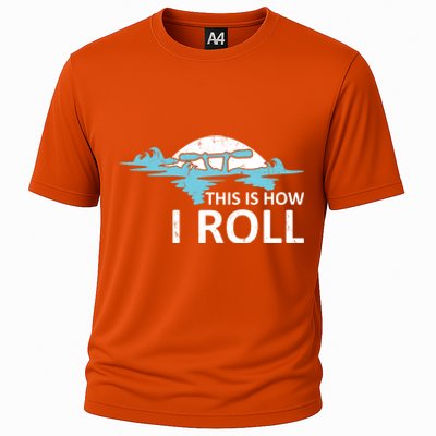 Funny Kayak This Is How I Roll Funny Gift Cooling Performance Crew T-Shirt