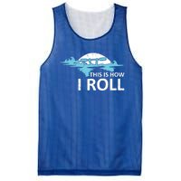 Funny Kayak This Is How I Roll Funny Gift Mesh Reversible Basketball Jersey Tank