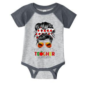 Funny Kindergarten Teacher Off Duty Last Day Of School Infant Baby Jersey Bodysuit