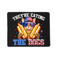 Funny Kamala Trump Debate 2024 They’Re Eating The Dogs And Cats Gift Mousepad