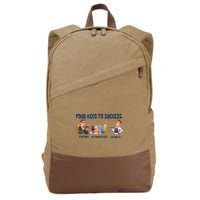 Four Keys To Success 4 Keys To Success Cotton Canvas Backpack