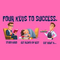 Four Keys To Success 4 Keys To Success Stripe Pom Pom Beanie