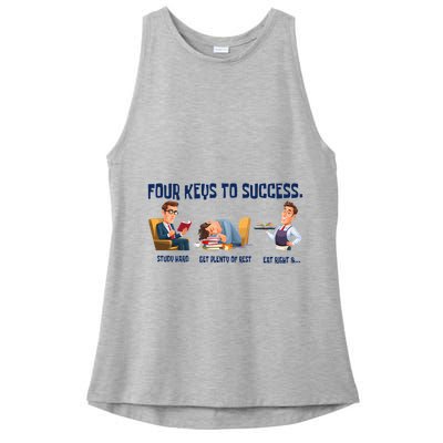 Four Keys To Success 4 Keys To Success Ladies PosiCharge Tri-Blend Wicking Tank