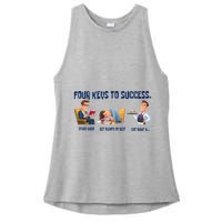 Four Keys To Success 4 Keys To Success Ladies PosiCharge Tri-Blend Wicking Tank