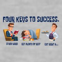 Four Keys To Success 4 Keys To Success Ladies PosiCharge Tri-Blend Wicking Tank