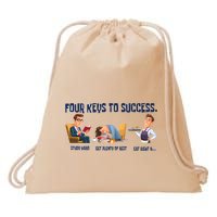 Four Keys To Success 4 Keys To Success Drawstring Bag