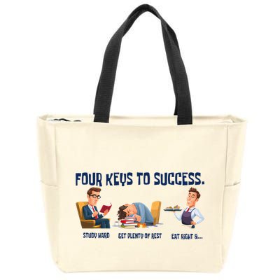 Four Keys To Success 4 Keys To Success Zip Tote Bag