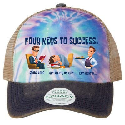 Four Keys To Success 4 Keys To Success Legacy Tie Dye Trucker Hat