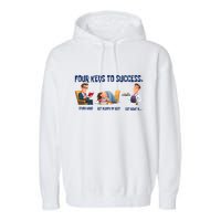 Four Keys To Success 4 Keys To Success Garment-Dyed Fleece Hoodie