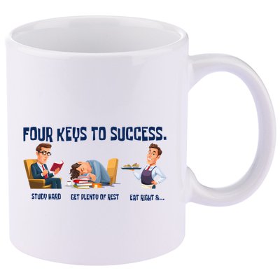 Four Keys To Success 4 Keys To Success 11oz C Handle Ceramic Mug