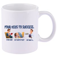 Four Keys To Success 4 Keys To Success 11oz C Handle Ceramic Mug
