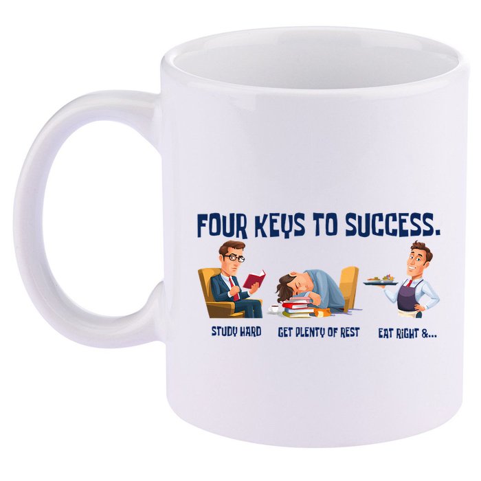Four Keys To Success 4 Keys To Success 11oz C Handle Ceramic Mug