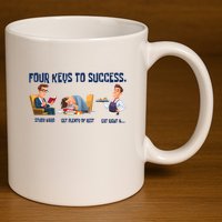 Four Keys To Success 4 Keys To Success 11oz C Handle Ceramic Mug