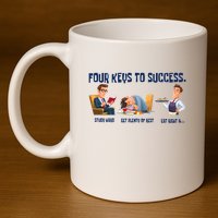 Four Keys To Success 4 Keys To Success 11oz C Handle Ceramic Mug