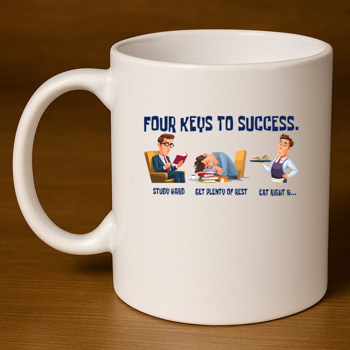 Four Keys To Success 4 Keys To Success 11oz C Handle Ceramic Mug