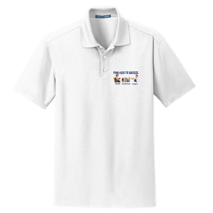 Four Keys To Success 4 Keys To Success Dry Zone Grid Polo