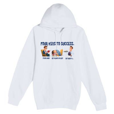 Four Keys To Success 4 Keys To Success Premium Pullover Hoodie