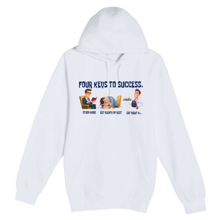 Four Keys To Success 4 Keys To Success Premium Pullover Hoodie