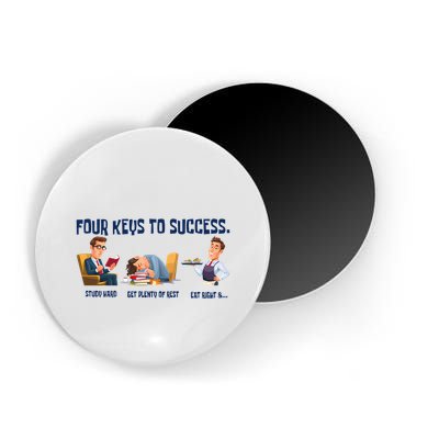 Four Keys To Success 4 Keys To Success Magnet