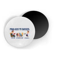 Four Keys To Success 4 Keys To Success Magnet